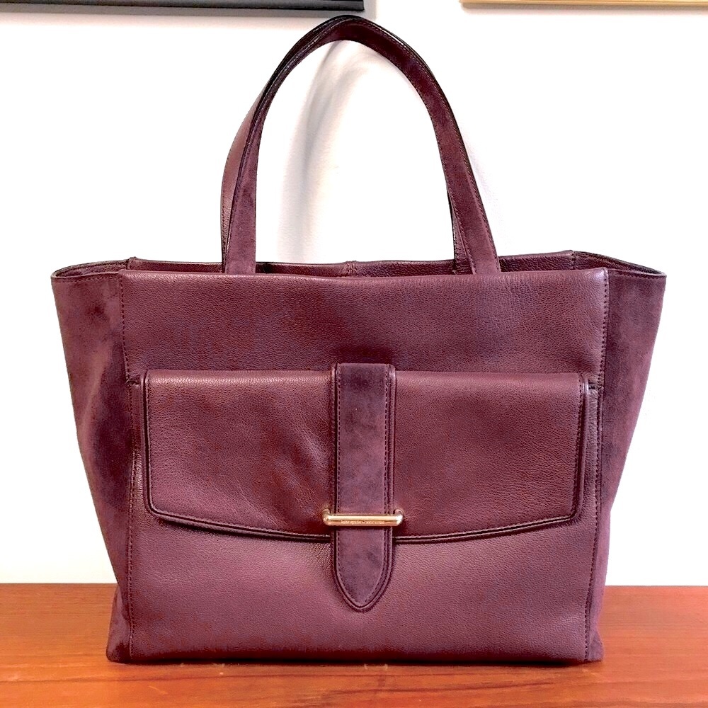 NWOT Kate Spade Purple/Burgundy Tote Bag